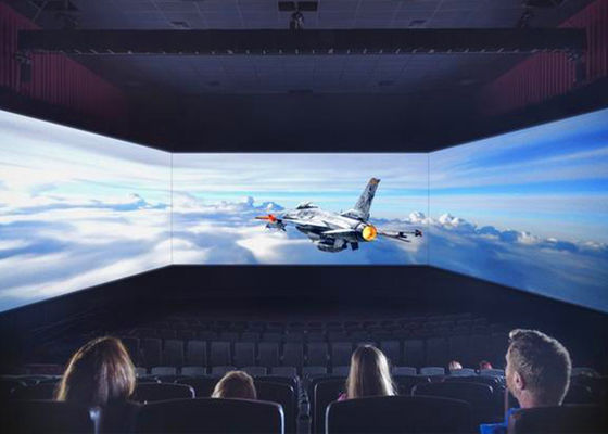 Dinding Film Dalam Ruangan Layar Immersive 3D, Dinding Video LED HD 3840Hz