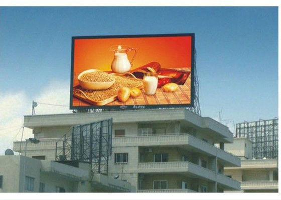 P14 Iklan Layar Penuh Warna LED Modul SMD Kabinet Ultra Tipis Untuk Publik