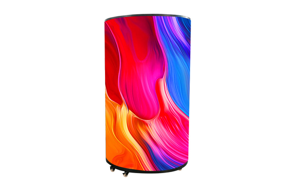 High quality full color P1.56 P1.785 P2 P2.5 Flexible Led Video Display cylinder flexible led screen