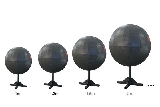 P2 P2.5 Layar Indoor LED Fleksibel, Layar LED Billboard Sphere