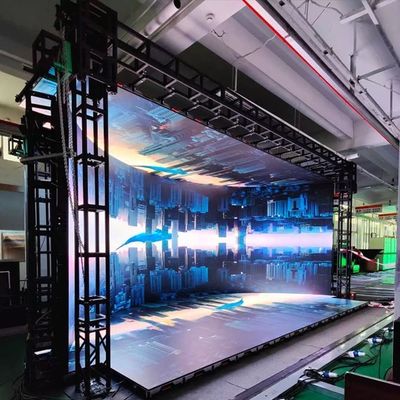 Indoor Filming Wall 3D Immersive Screen HD 7680Hz Black XR Virtual Production Studio