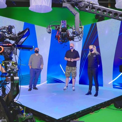 Pemotretan Latar Belakang Layar LED Virtual XR HD 16bit P1.95 Dalam Ruangan