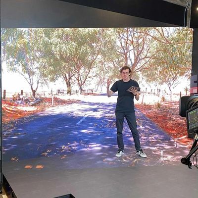 Layar Led Komersial Desain Kustom, Layar Led Panggung XR Film Jalanan