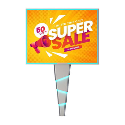 Mudah instalasi 8000nits IP65 p6 baja outdoor dipimpin digital papan reklame