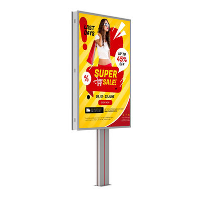 Desain custom high end p6 8000nits baja tahan air IP65 digital outdoor led billboard untuk iklan