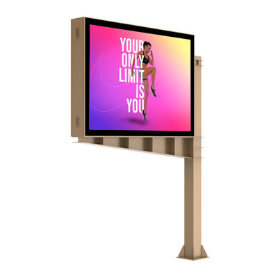 P6 8000nits desain custom high end IP65 tahan air led layar billboard iklan luar ruangan