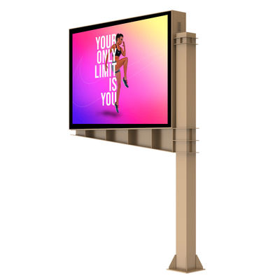 P6 8000nits desain custom high end IP65 tahan air led layar billboard iklan luar ruangan