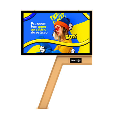 DDW Desain high end 8000nits p6 Front IP65 led screen waterproof billboard iklan luar ruangan