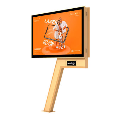 Mudah instalasi tampilan digital 8000nits IP65 P6 6mm pitch piksel baja led layar billboard iklan luar ruangan