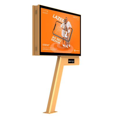 Mudah instalasi tampilan digital 8000nits IP65 P6 6mm pitch piksel baja led layar billboard iklan luar ruangan