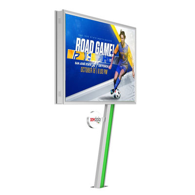 Mudah instalasi 8000nits IP65 P6 baja led billboard harga billboard LED tampilan di luar ruangan
