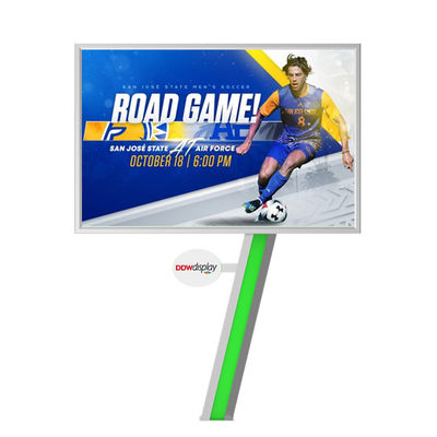 Mudah instalasi 8000nits IP65 P6 baja led billboard harga billboard LED tampilan di luar ruangan