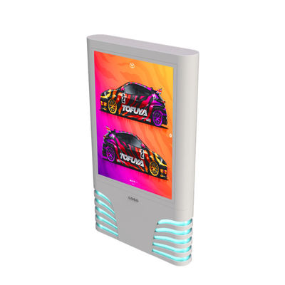 IP65 tahan air 8000nits profil aluminium p4 p5 p6 p8 p10 mupi digitalled signage display digital