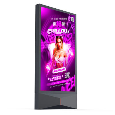 IP65 tahan air 3840hz P4 P5 P6 P8 P10 10000nits mupi digital outdoor led signage display digital