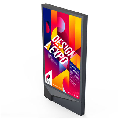 Mudah instalasi 3840Hz IP65 tahan air P4 P5 P6 P8 P10 10000nits Outdoor LED Mupi dipimpin digital signage