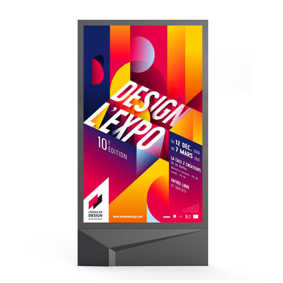 Mudah instalasi 3840Hz IP65 tahan air P4 P5 P6 P8 P10 10000nits Outdoor LED Mupi dipimpin digital signage