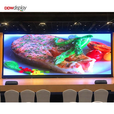 Aluminium Cabinet Indoor LED Screen P1.56 P1.95 P2.5 P2.6 P2.9 P3.91, 500x250/750x250/1000x250mm untuk Pameran & Retail Display