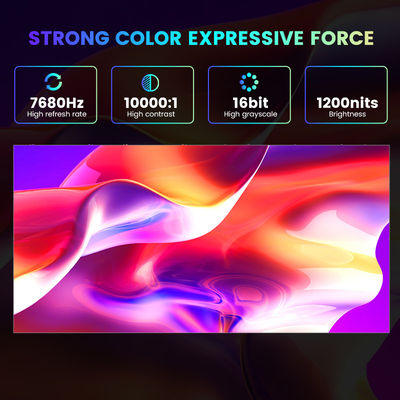 Layar LED tetap dalam ruangan 500x250/750x250/1000x250mm, Lemari Aluminium, 1200nits Kecerahan, P1.56 P1.95 P2.5 P2.6 P2.9 P3.91 untuk tampilan komersial