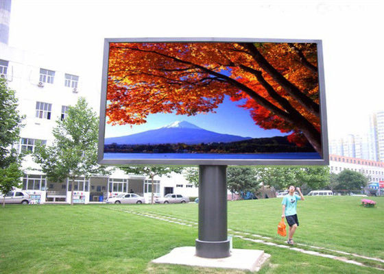 HD Outdoor LED Billboard Nyata Full Color LED Wall Tampilan Layar 20mm Pixels