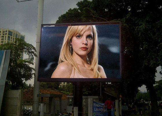 Multi Media P16 Outdoor Layar LED Penuh Warna IP65 Panel Video Led Besar