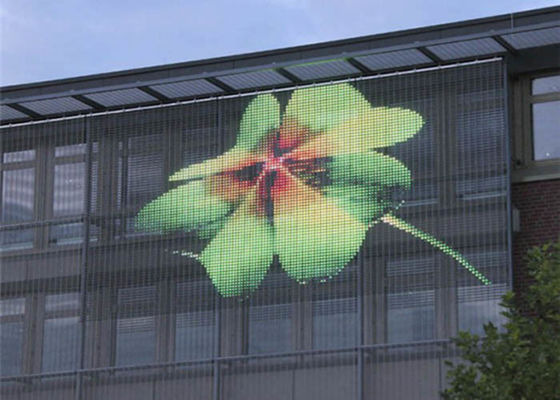 Kecerahan Tinggi terbuka Transparan Tampilan Layar Kabinet 500mm X 1000mm