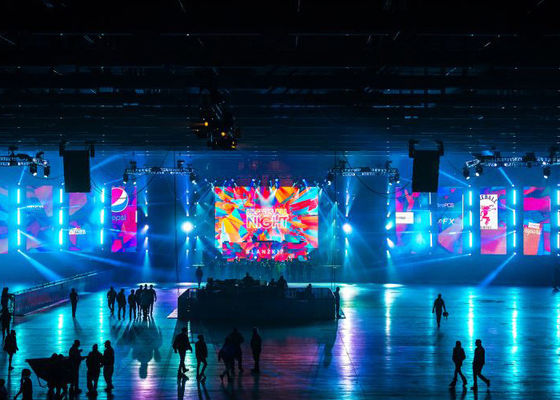 Layar LED P4 Penyewaan Definisi Tinggi P1 SMD Layar Penuh Warna