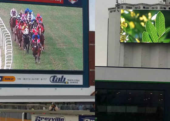 Tampilan LED Pemeliharaan Seamless Depan P10 RGB Outdoor SMD LED Screen