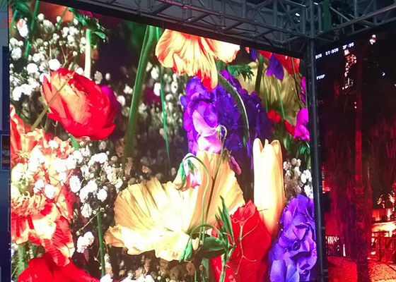 Latar Belakang Panggung HD LED Video Wall Display, Layar Penuh Warna RGB 4mm LED