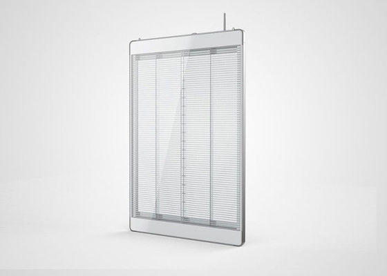 Tampilan LED Kepadatan Tinggi Dinding Video LED Transparan Pemasangan Mudah Gantung