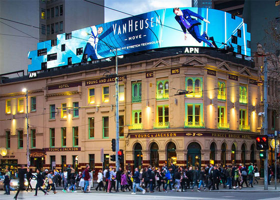 P10 SMD3535 6000cd / M2 Luar Ruangan Layar Led Tetap 330W