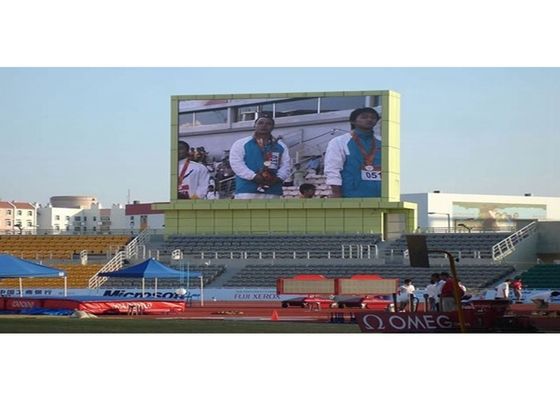 1R1G1B 240W / sqm Outdoor LED Billboard Untuk Perimeter Sepak Bola