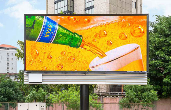 11000nits 80W Tampilan LED Iklan Luar Ruangan 10000dots / M2