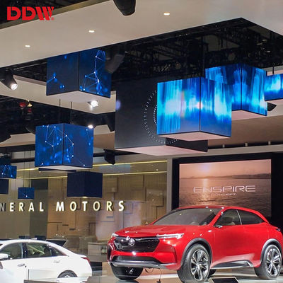 Indoor Custom P2.5mm Led Magic Cube, Layar Video Led Cube Display