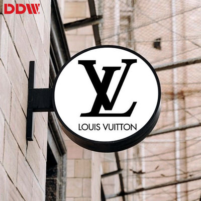 Outdoor P4.68 Tanda LED Bulat, Tampilan Logo Led Edaran