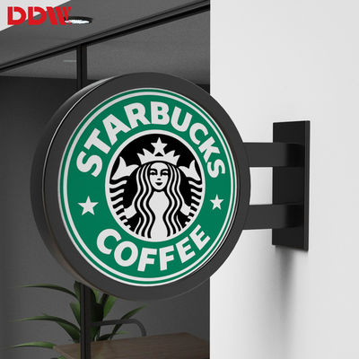 Outdoor P4.68 Tanda LED Bulat, Tampilan Logo Led Edaran