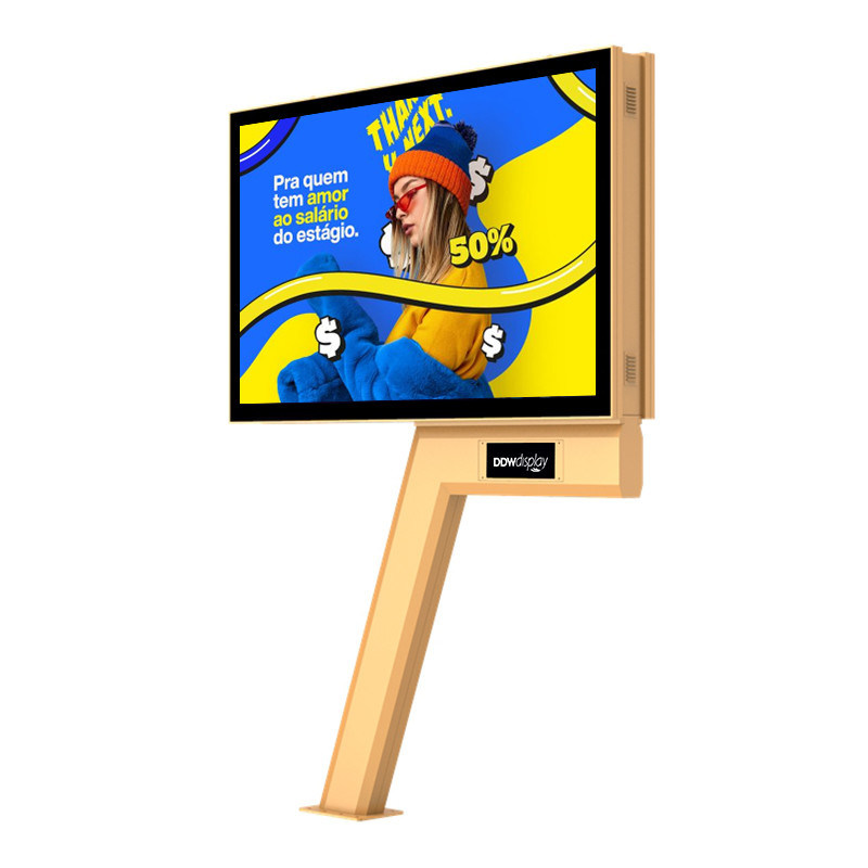 DDW Desain high end 8000nits p6 Front IP65 led screen waterproof billboard iklan luar ruangan