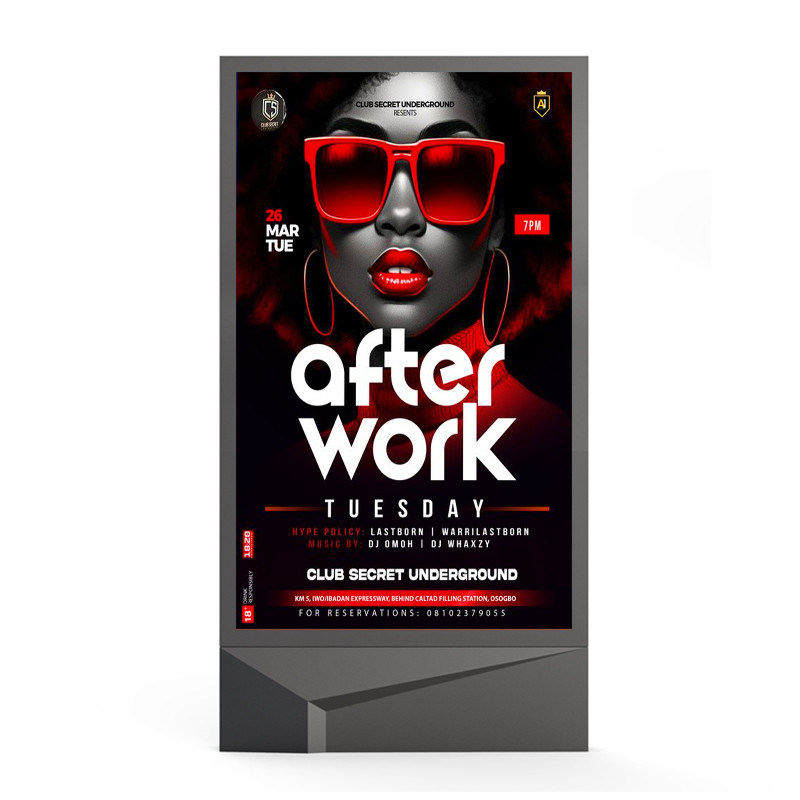 Desain high end P4 P5 P6 P8 P10 8000nits 3840hz IP65 tahan air indoor outdoor mupi display led digital signage